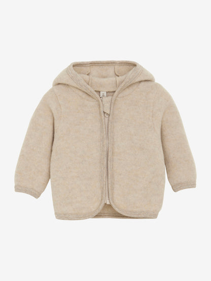 Jacket Ears Wool super soft - Camel Melange