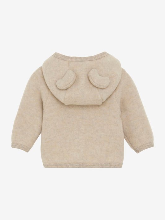 Jacket Ears Wool super soft - Camel Melange