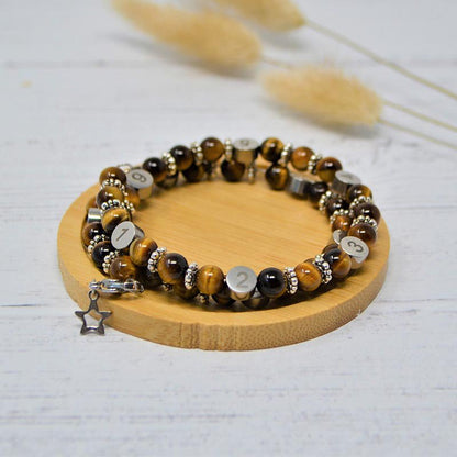 Brown Tiger Eye - Borstvoeding armband