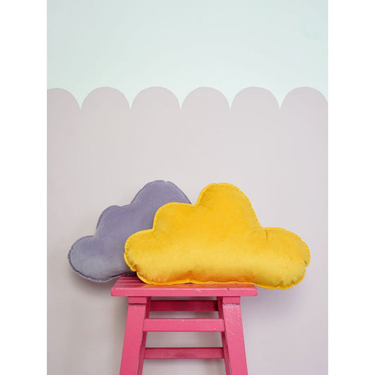 Velvet Wolkenkussen voor babykamer "Honing"