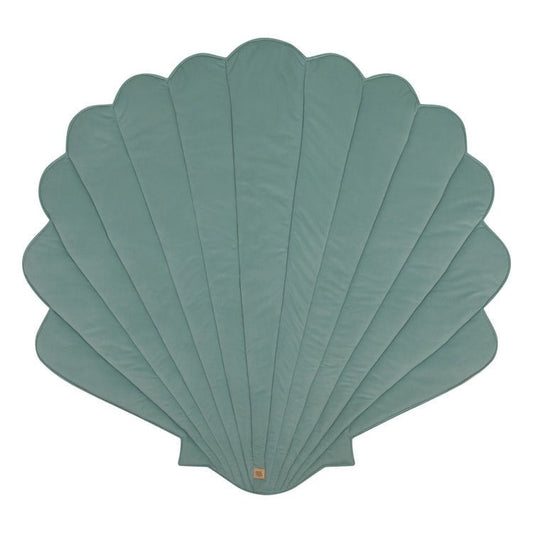 "Powder Mint" fluwelen schelpmat