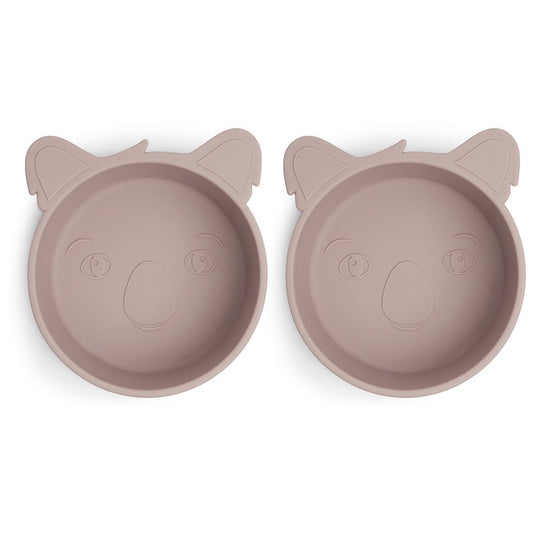 Alex siliconen diep bord 2-pack Koala