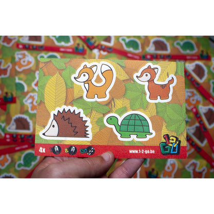 Schoenstickers - hulp voor links en rechts aantrekken - 14 varianten