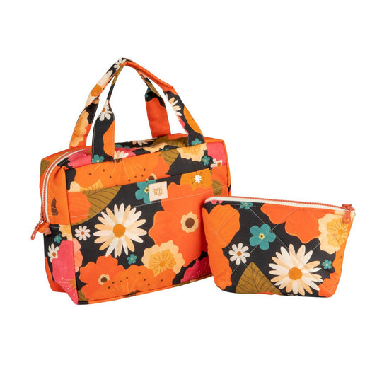 Tas set  "Picknick met Bloemen"