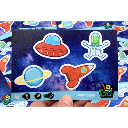 Schoenstickers - hulp voor links en rechts aantrekken - 14 varianten