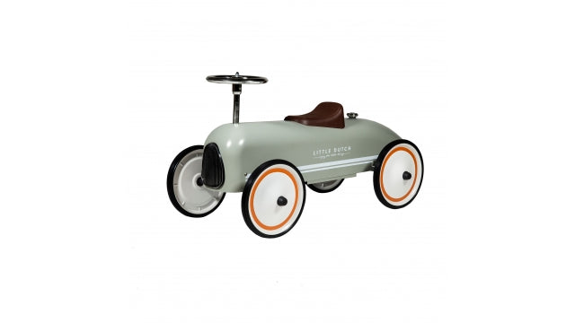 Little Dutch Retro Loopauto 75x40x40 cm Groen