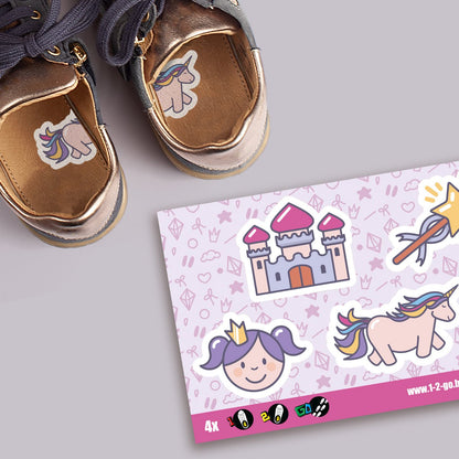 Schoenstickers - hulp voor links en rechts aantrekken - 14 varianten