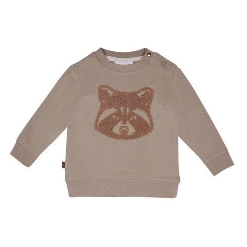 Wasbeer sweatshirt kinderen | Taupe