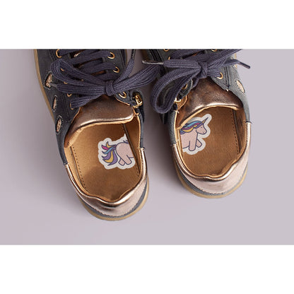 Schoenstickers - hulp voor links en rechts aantrekken - 14 varianten