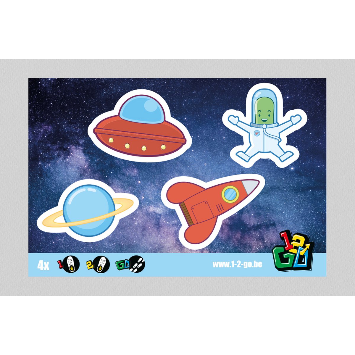 Schoenstickers - hulp voor links en rechts aantrekken - 14 varianten