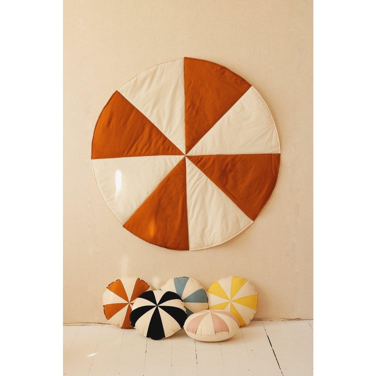 "Caramel Candy" Ronde Patchwork Mat