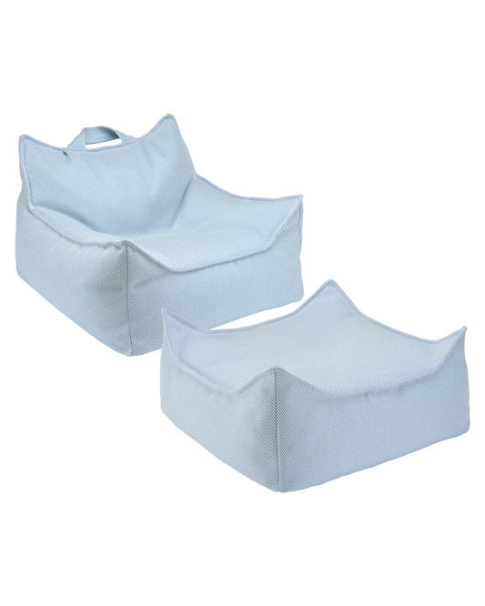 SET Beanbag Chair Outdoor + Ottoman | 3 kleuren