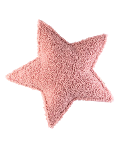 Ster TEDDY kussen - 5 kleuren