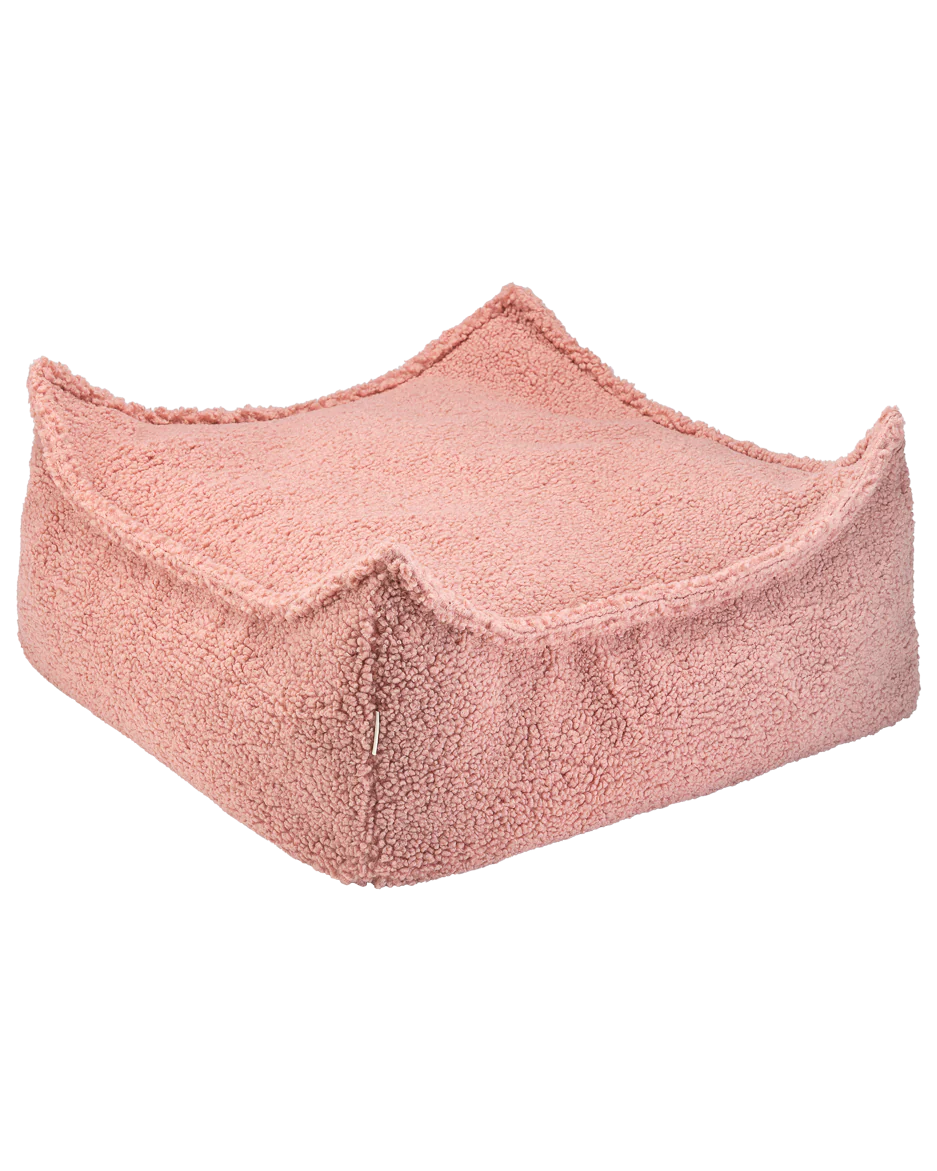 WIGIWAMA Pouf Carré Teddy - 3 Couleurs