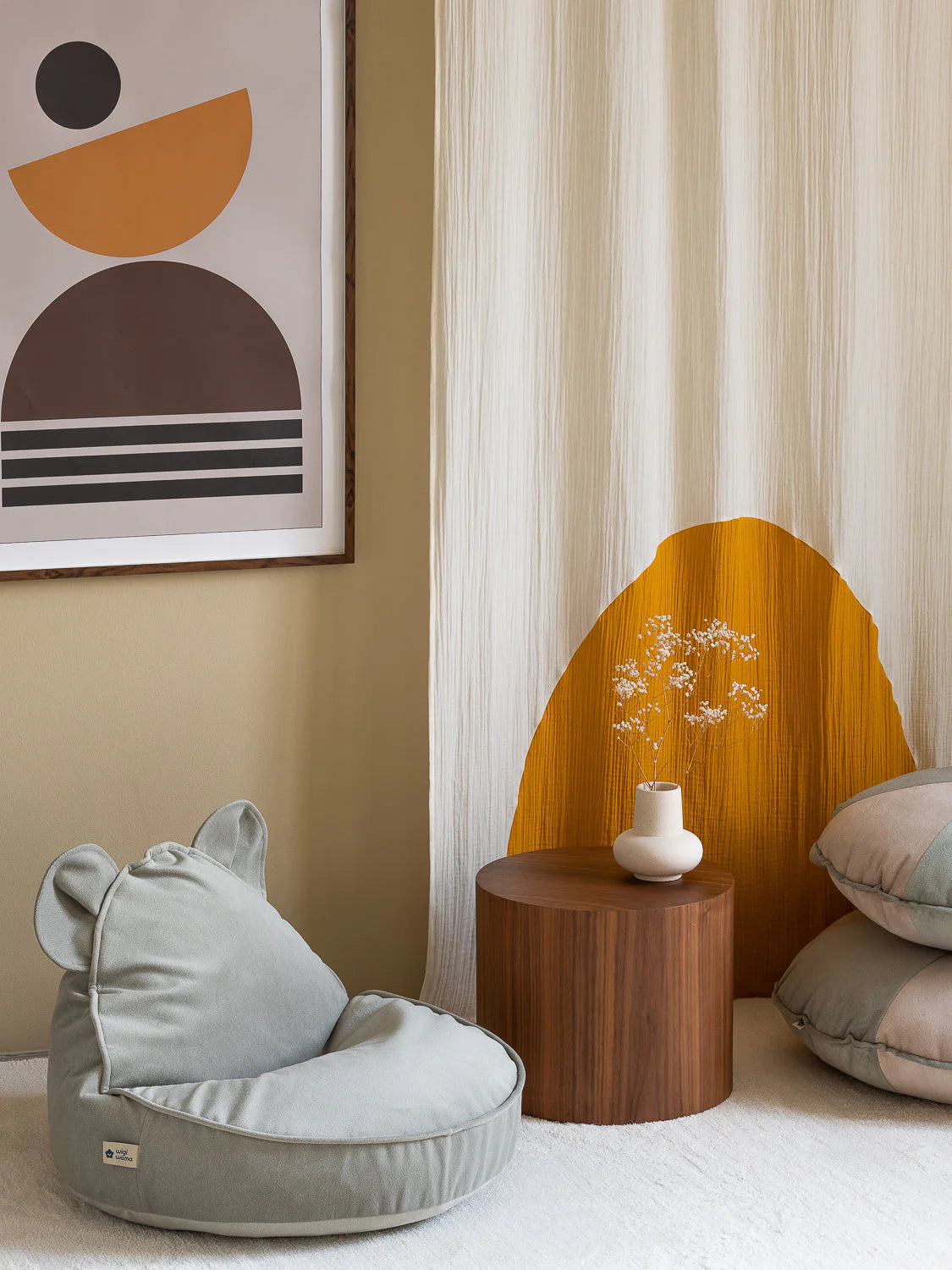 Beanbag Bear Velvet zitzak | 3 kleuren