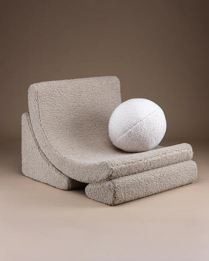 Biscuit Moon Chair - Teddy