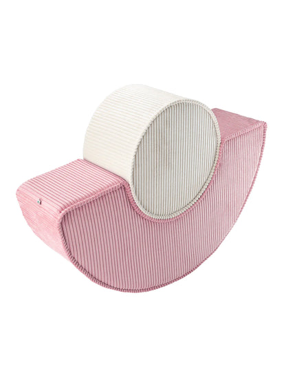 Pink Mousse Pouffe Set