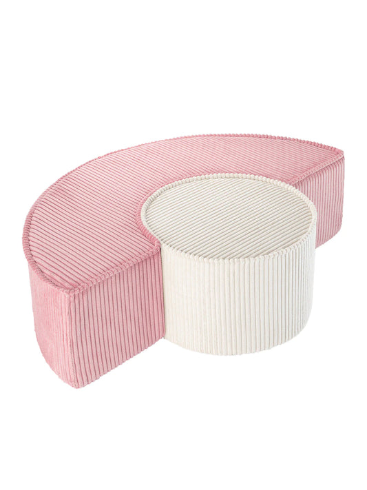 WIGIWAMA Ensemble pouf mousse rose