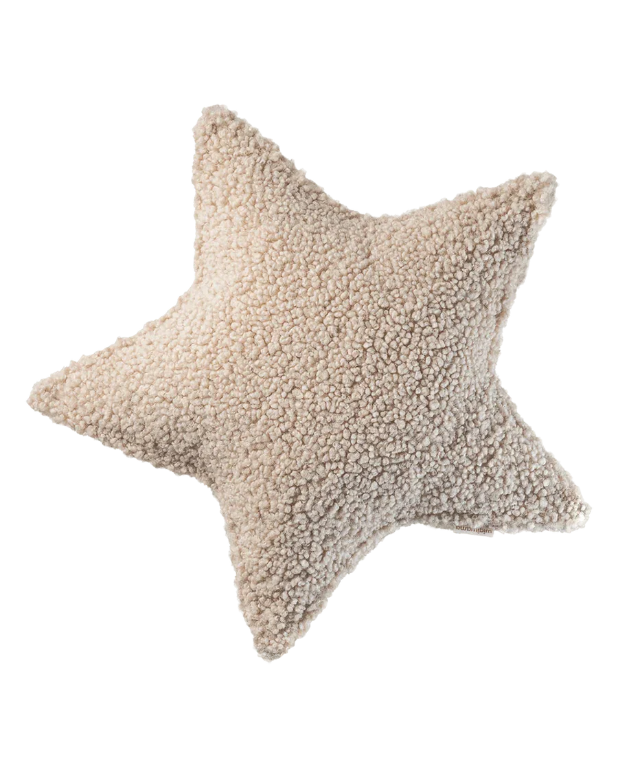 Ster TEDDY kussen - 5 kleuren