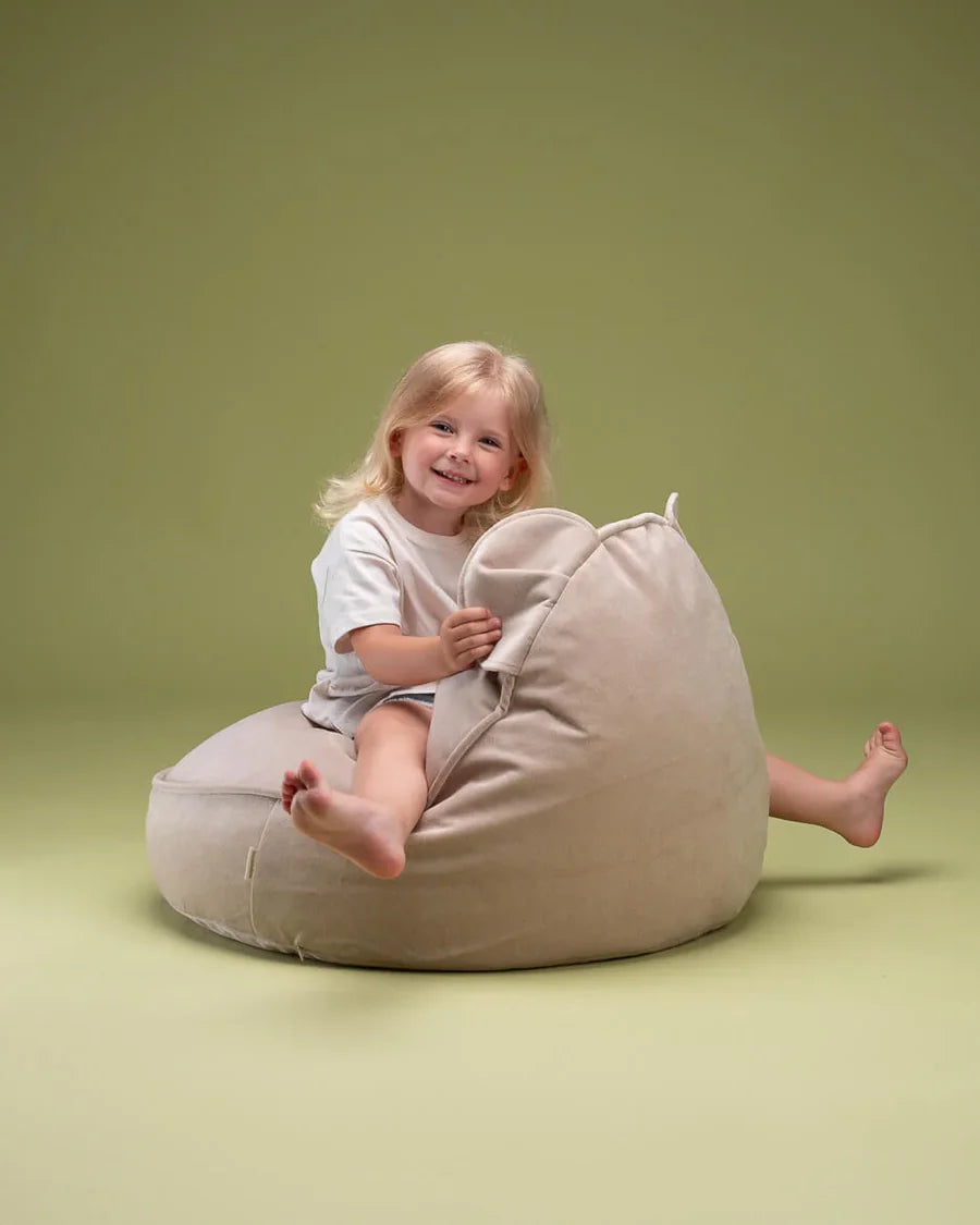 WIGIWAMA Pouf Ours en Peluche - 3 Couleurs