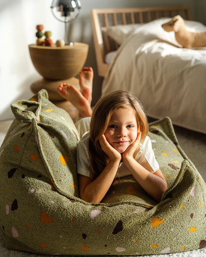 Beanbag Chair - Terrazzo Moss