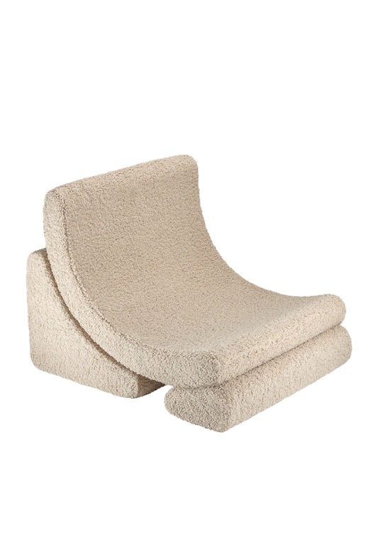 Chaise Lune Biscuit Wigiwama - Teddy 