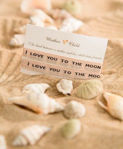 Armband moeder & kind - TO THE MOON