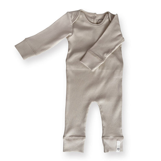 SAGA Copenhagen - Jumpsuit rib - Beige