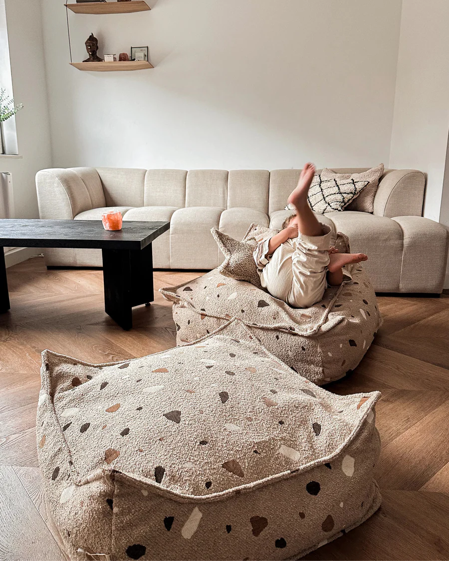 Ottoman Poef - Terrazzo - 3 kleuren