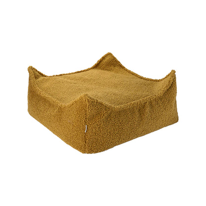 Square Ottoman Teddy zitzak - 3 Kleuren