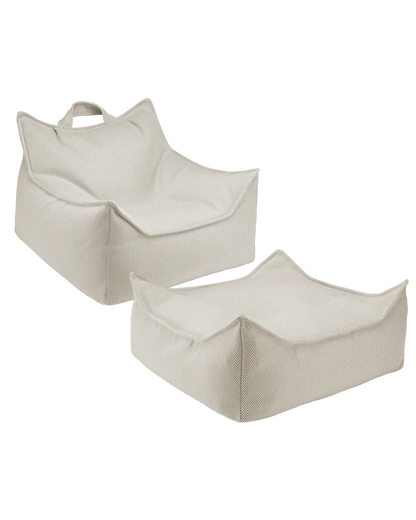 SET Beanbag Chair Outdoor + Ottoman | 3 kleuren
