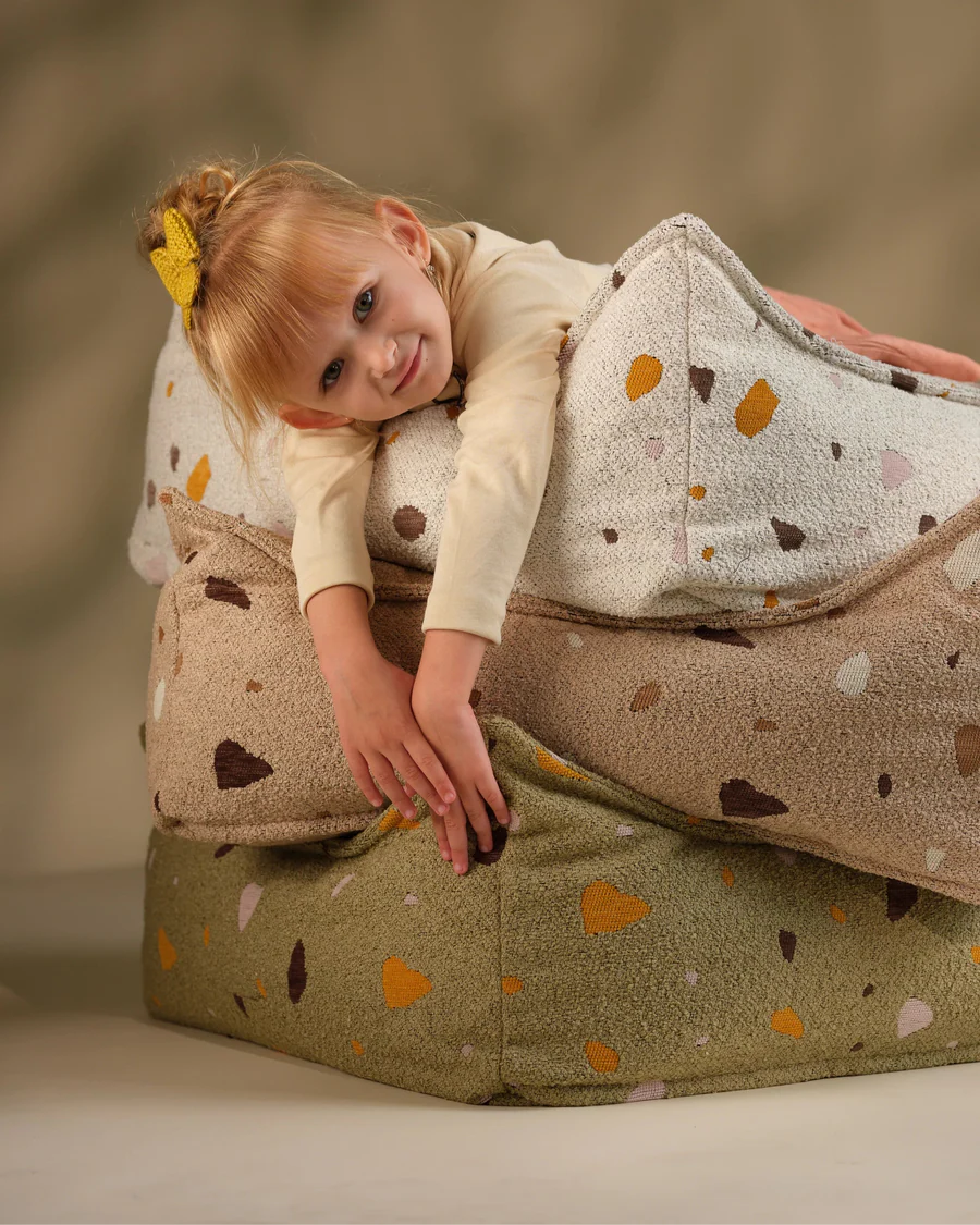 Ottoman Poef - Terrazzo - 3 kleuren