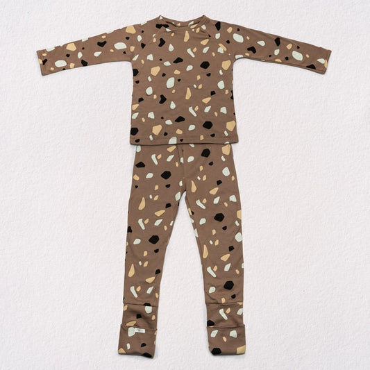 Kinder pyjama - Mocha Pebbles