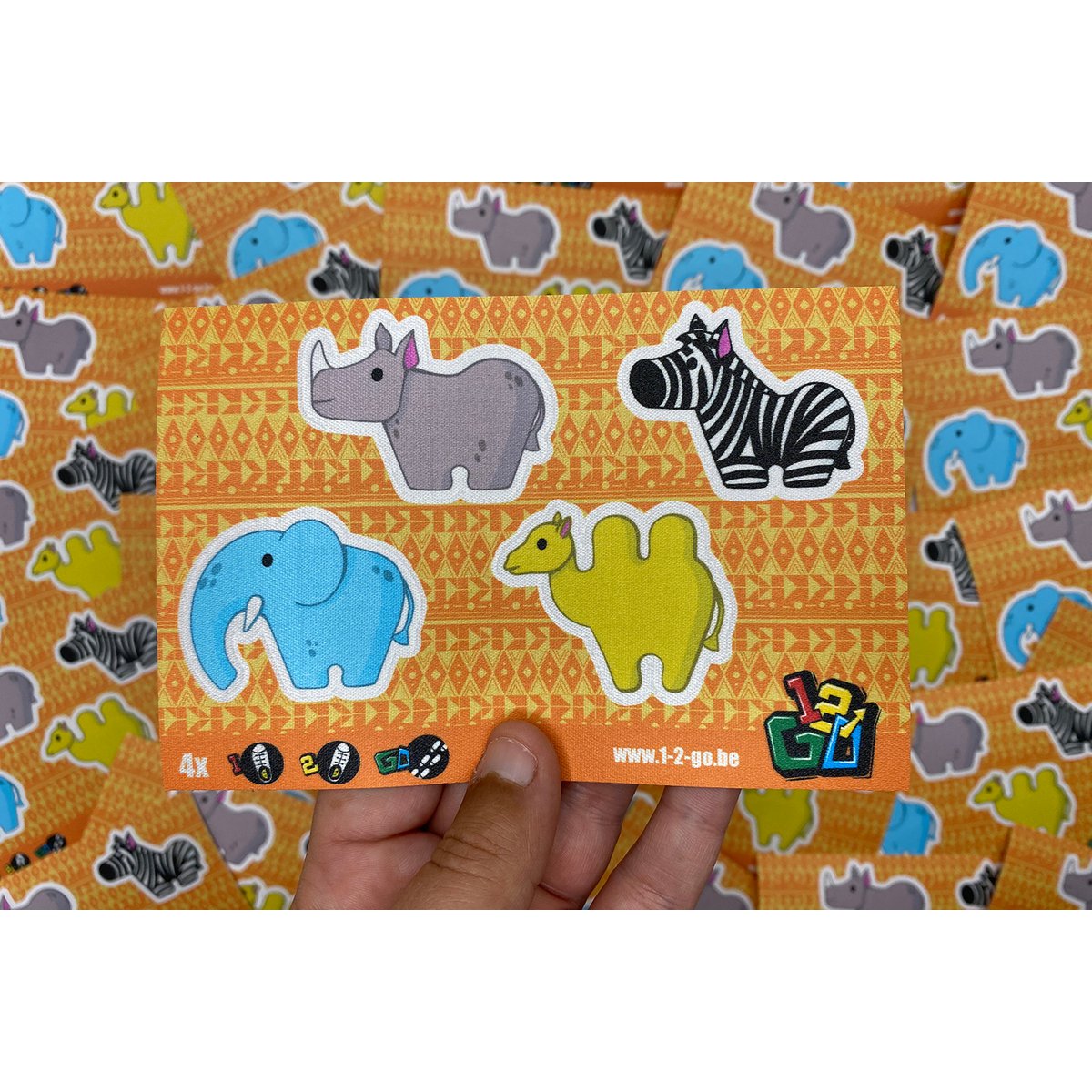 Schoenstickers - hulp voor links en rechts aantrekken - 14 varianten