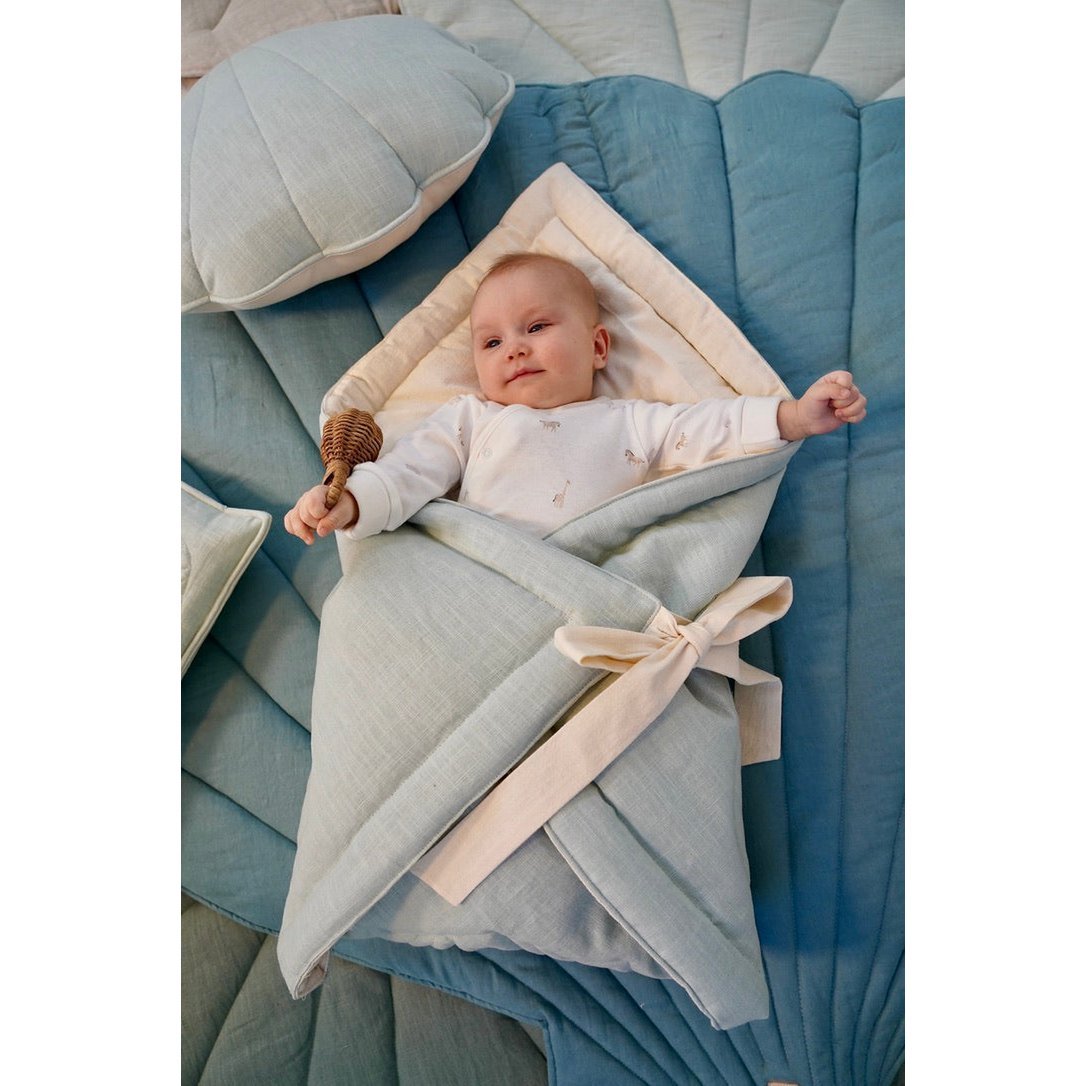 Linnenbloei Babywrap "Zand"