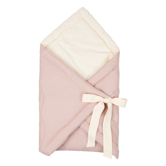 Linnenbloei Babywrap "Poederroze"