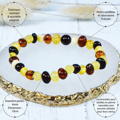 Amber Multi volwassen armband