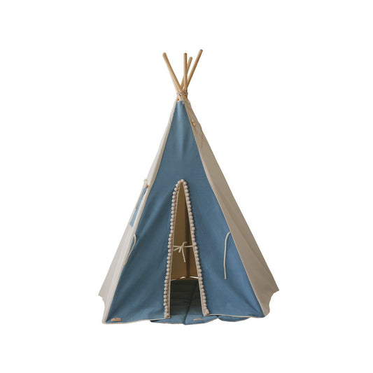 Tipi-tent "Jeans" met pompons