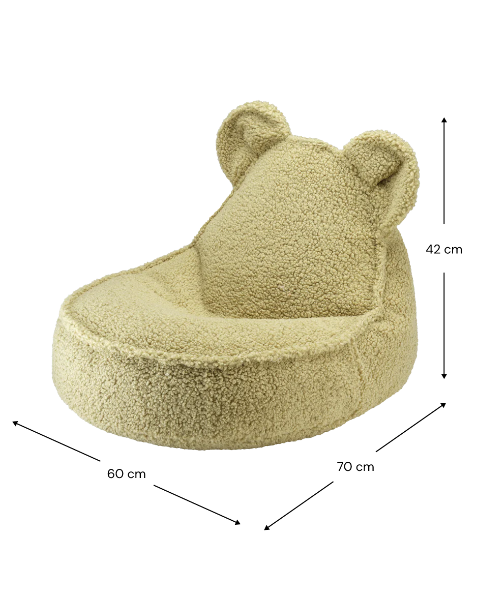 Beanbag Teddy Beer zitzak - Matcha