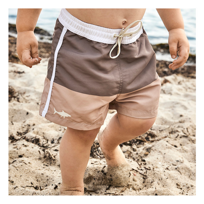 Milo swim shorts Ligth brown / Warm green