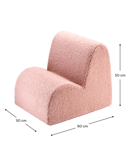 Cloud Chair Teddy - Guava