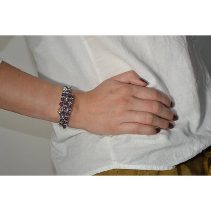 Purple Amethyst - Borstvoeding armband