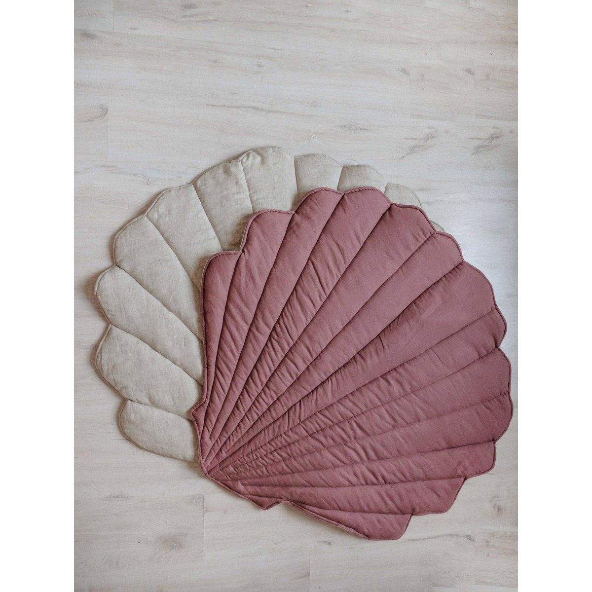 "Marsala" Linnen Shell Mat