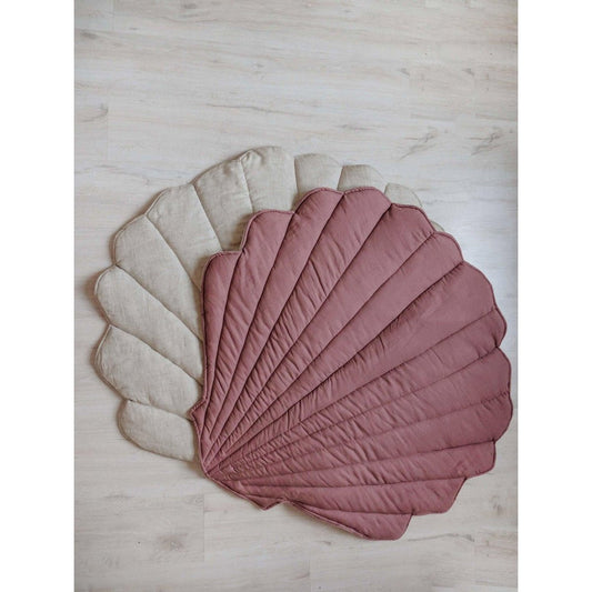 "Marsala" Linnen Shell Mat