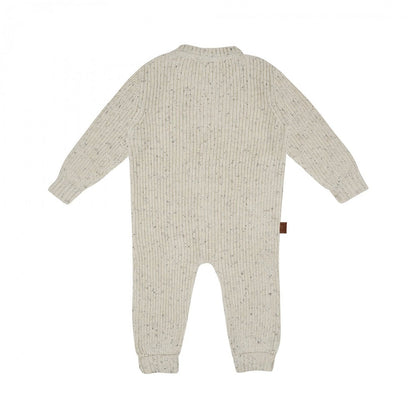 overall Strooigebreide ribbaby | Beige