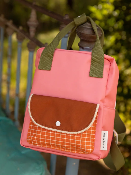 Sticky Lemon - backpack small | farmhouse - Flower Pink