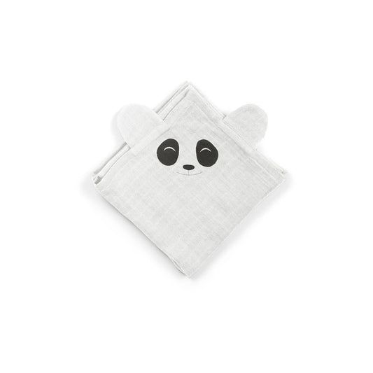 Bjørk knuffeldoekje 2-pack Panda