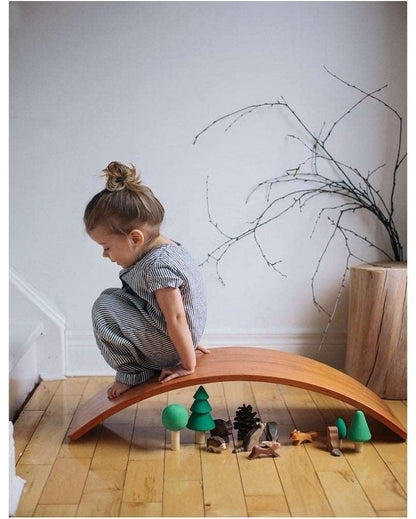 Kinderfeets houten balansbord / balance board kinderen - Bamboe