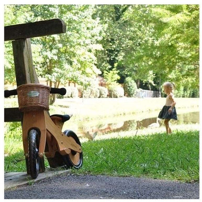 Kinderfeets houten loopfiets vanaf 2 jaar - Bamboe Bruin