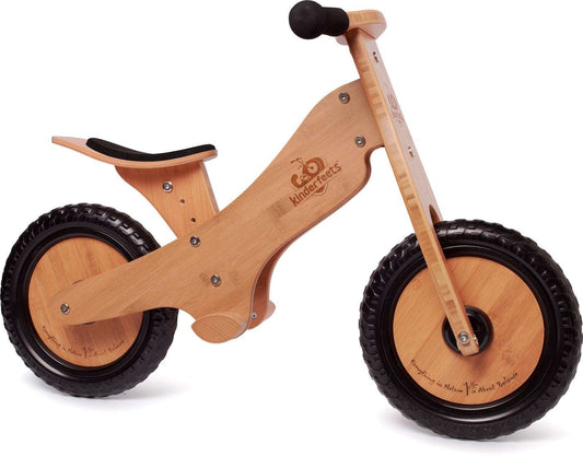 Kinderfeets houten loopfiets vanaf 2 jaar - Bamboe Bruin